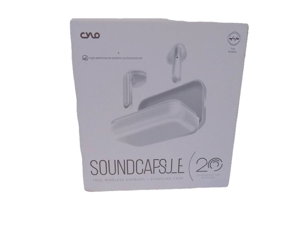 Cylo Soundcapsule wireless earbuds and charging case NEW & SEALED